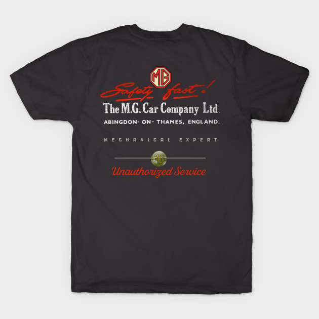 MG cars unauthorized service by Midcenturydave